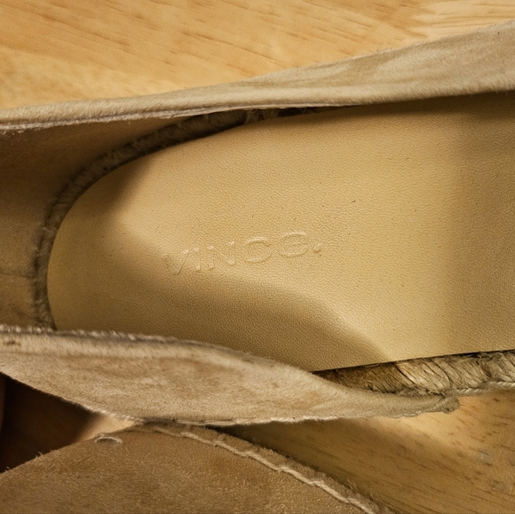 Vince Women's Tita Slip On D'orsay Espadrille Flats Size 9 Made In Spain - Picture 5 of 6